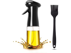 2026-2281-spray Botella De Aceite 210ml 2 Piezas Con Cepillo Para Barbacoa Ensalada Horneado Vinagre Salsa Soja