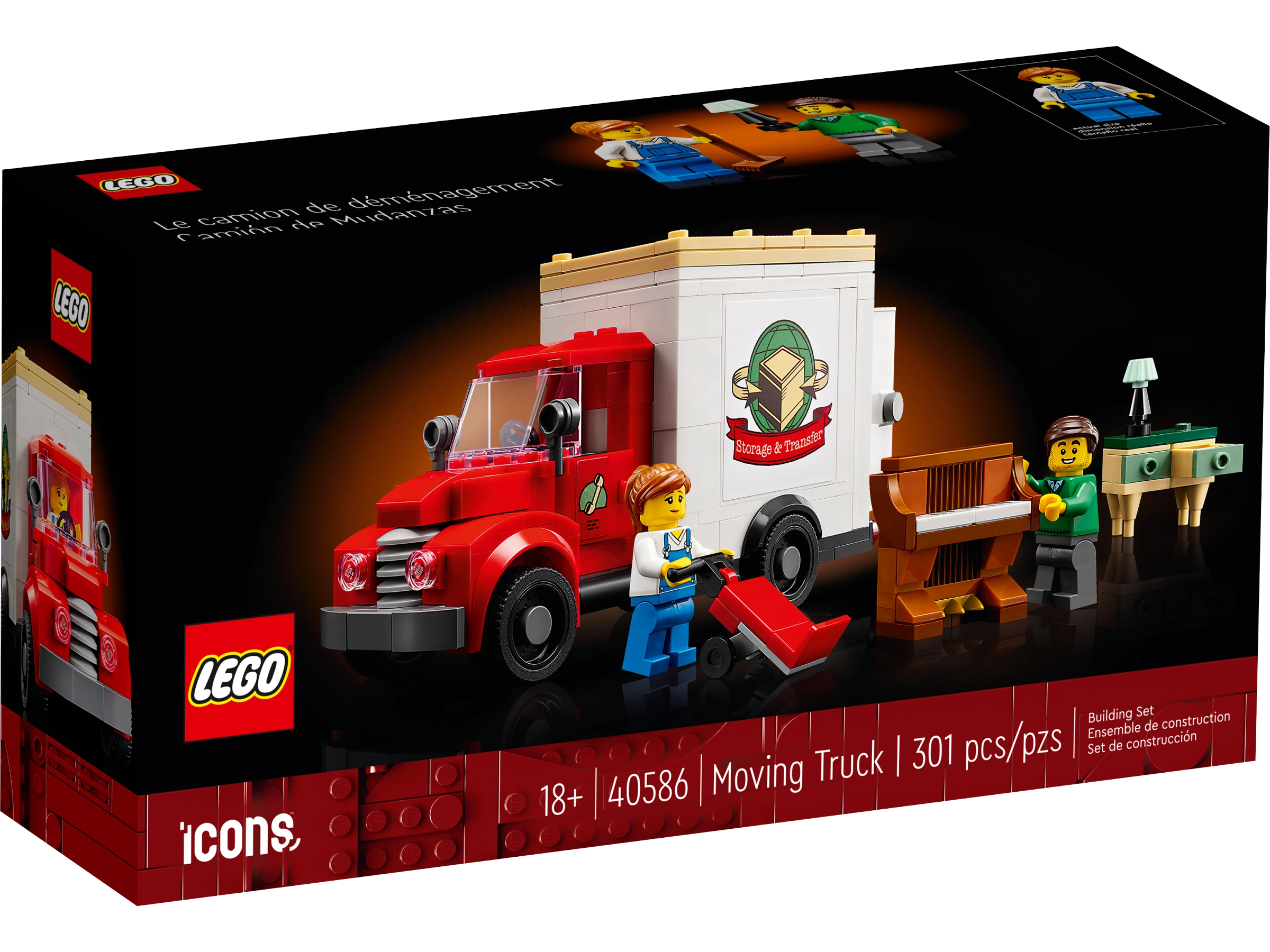 Camión de mudanzas Lego 40586
