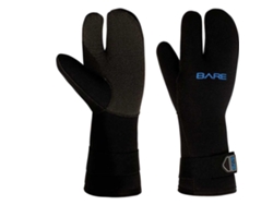 Guantes de Buceo BARE 3 Dedos Mitt 7 Mm (XL)