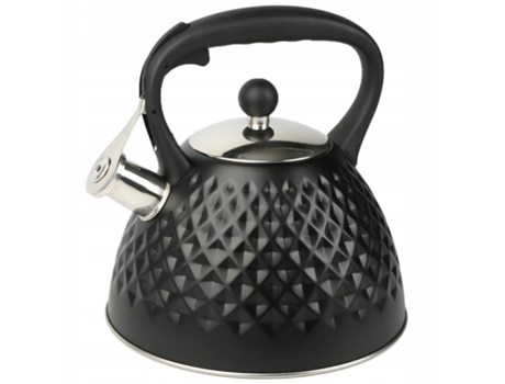 Hervidor de agua Tetera 3L silbante Gala negro KARL HAUSMANN