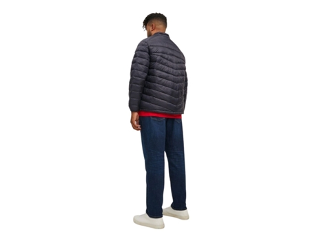 Abrigo para Hombre JACK & JONES (7XL - Poliéster - Negro)