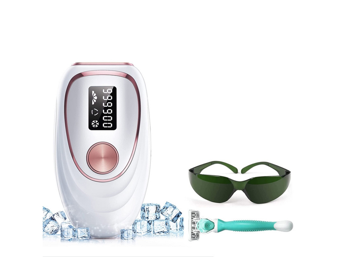 Dispositivo de depilación láser, depilación IPL: contacto con hielo para resultados indoloros y duraderos.