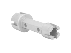 Llave de extracción de desagüe de bañera, accesorio de acero resistente de doble punta