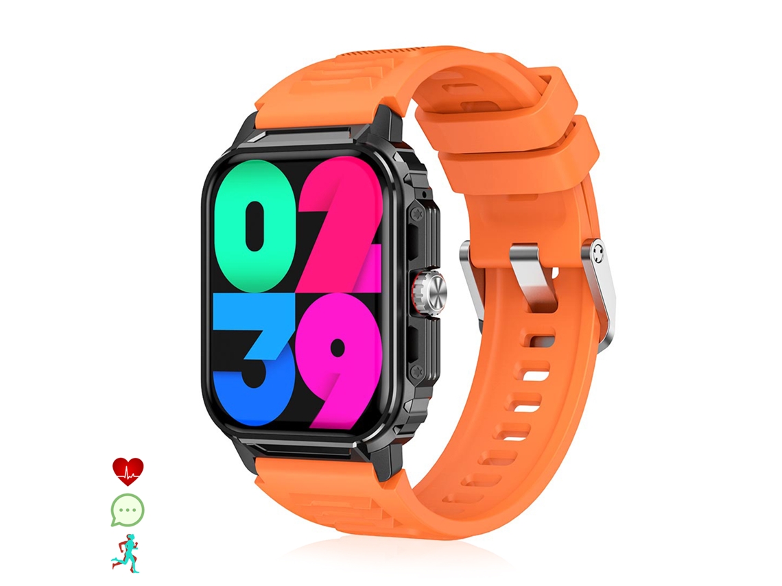 Reloj inteligente Y1 con monitor de salud avanzado, llamadas Bluetooth y más de 50 modos deportivos.