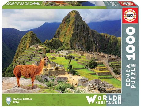 Puzzle EDUCA 1000 Machu Picchu, Peru (Edad Mínima: 12 Años - 1000 Piezas)