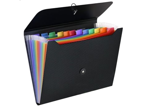 Carpeta Extendida, Archivador Acordeón Organizador De Archivos Organizador De Archivos Archivador Acordeón Hebilla Elástica Cerrada, Estilo3 ZMDECQ...