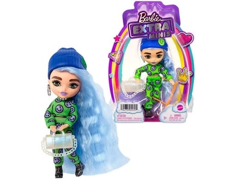 MuÁÂÁÂÁÂÁ±eca BARBIE Barbie Extra Mini Pelo Azul Hielo (Edad MÁÂÁÂÁÂÁ nima: 3 AÁÂÁÂÁÂÁ±os)