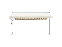Maison Exclusive - Toldo De Pie Independiente Color Crema 600x300 Cm