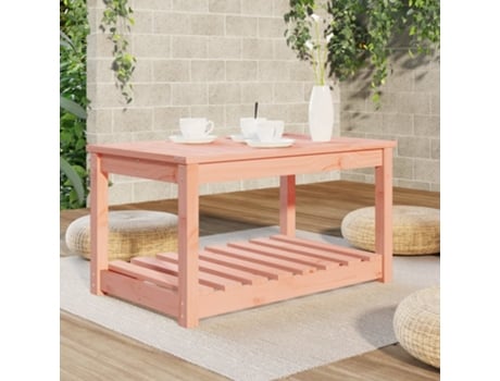 MAISON EXCLUSIVE Mesa de jardín madera maciza abeto de Douglas 82,5x50,5x45 cm