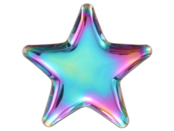 2026-48594-taza De Joyería De Acero Inoxidable Estrella Con Revestimiento Holográfico Para Almacenamiento Y Exhibición 2 Piezas
