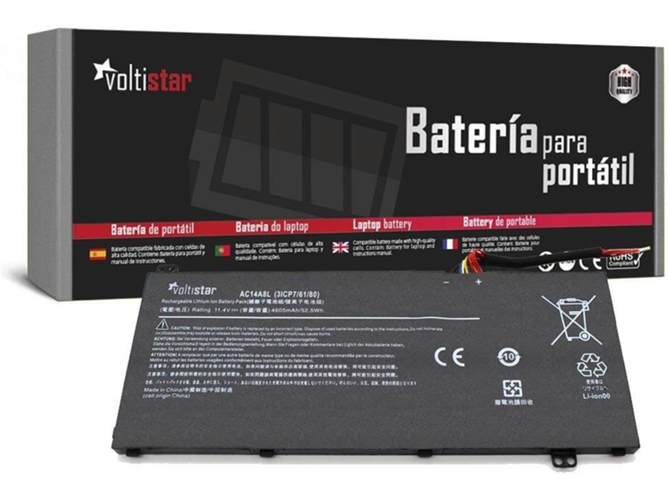 Batería para Portátil VOLTISTAR Acer V15 Nitro Vn7-571 Vn7-591G