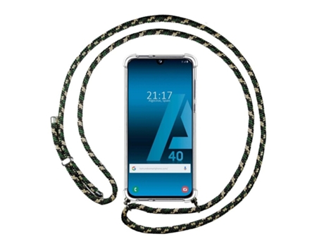 Carcasa Samsung Galaxy A40 TUMUNDOSMARTPHONE Colgante Verde