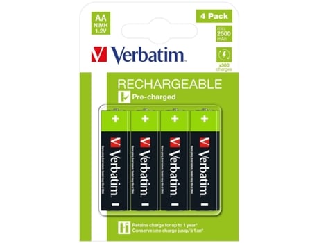 Pilas Recargables VERBATIM 1,2 V