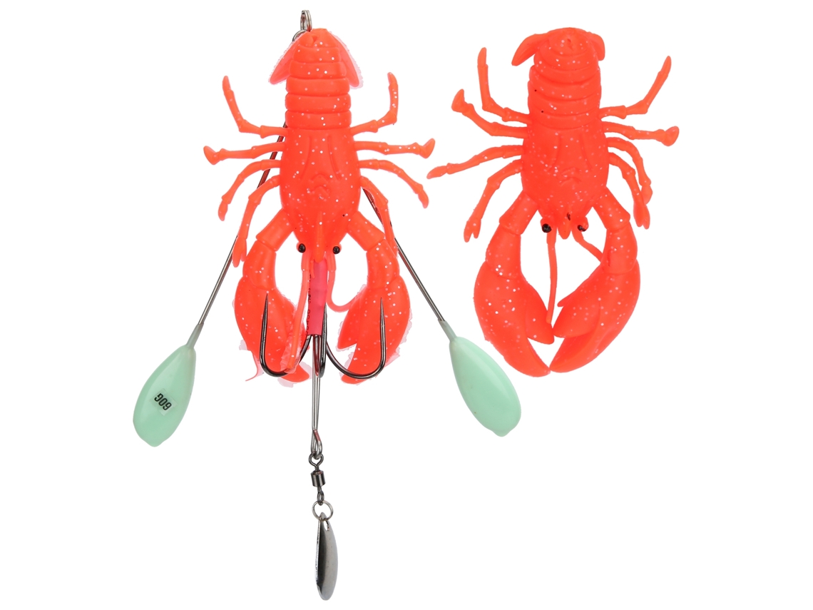 Isca De Lagosta Artificial Simulada Grande Para Pesca Em Mar Profundo Com Arrasto Acessório De Pesca Vermelho