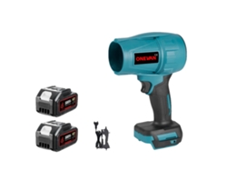 Soplador de aire, 2000 W de potencia, motor sin escobillas, paquete de 2 baterías OEM