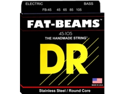 Juego de Cuerdas Bajo Eléctrico DR FB-45 Fat-Beam (.045 - .065 - .085 - .0105 - Acero Inoxidable)
