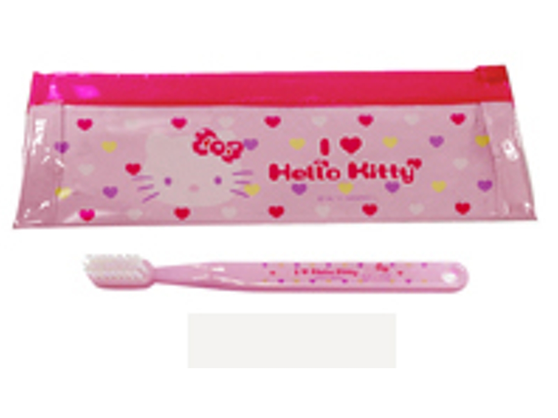 Estuche para cepillo de dientes con forma de corazón de Hello Kitty