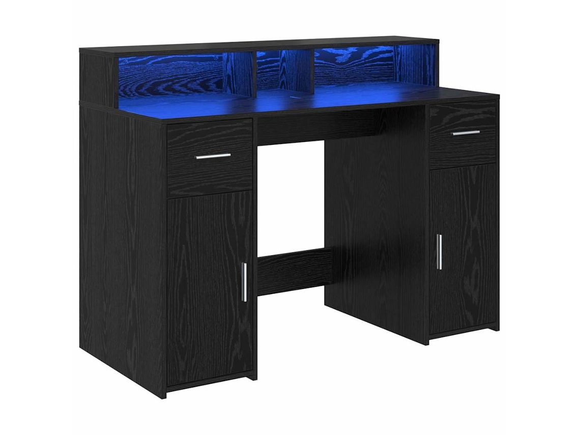 Escritorio | Escritorio secreter Roble negro 120 x 55 x 91 cm Madera procesada