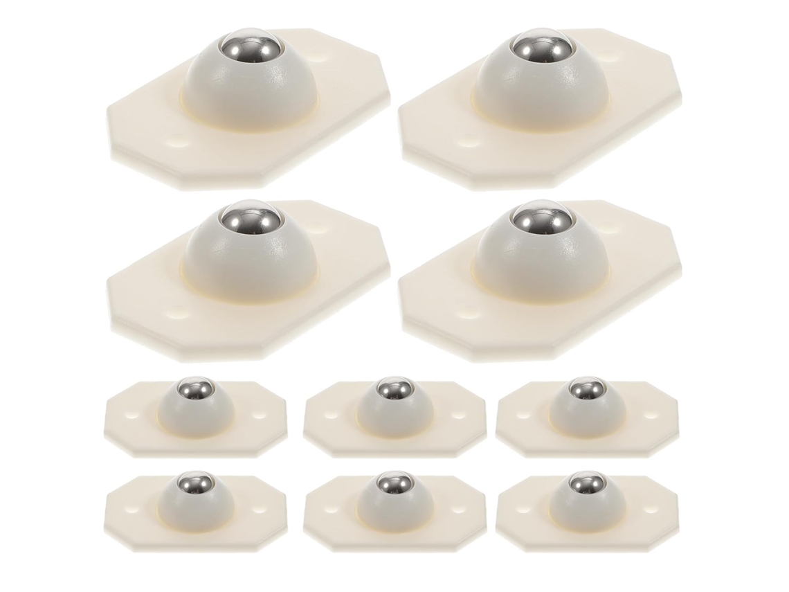 Juego De 16 Mini Ruedas Giratorias Autoadhesivas Para Almacenamiento Debajo De La Cama Y