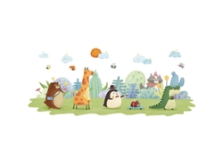 Omni-1pc Pegatina De Animales Bonitos Para Pared Decoración Moderna Salas Dormitorios Oficinas Hogar