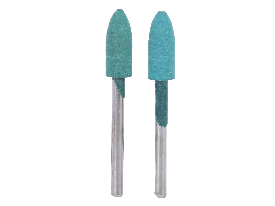 Kit De 100 Piezas: Cabezal De Pulido De Goma Cónico De 6 Mm Con Punta De 3 Mm Para Lijadora