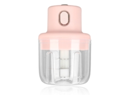 Mini Picadora Eléctrica De Ajo De 250 Ml, Procesador De Alimentos Pequeño Para Cebollas Y Jengibre Rosa.