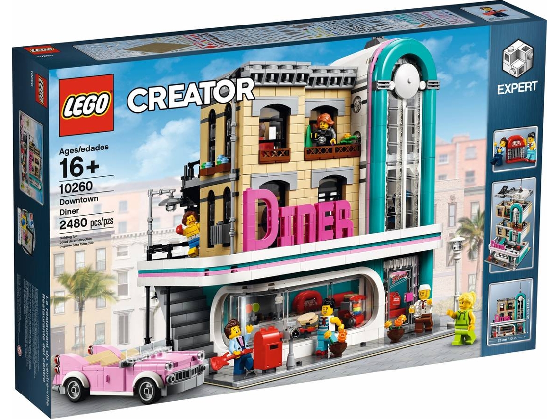 LEGO Creator Expert: Restaurante do Centro da Cidade (Idade mínima: 16 - 2480 peças)