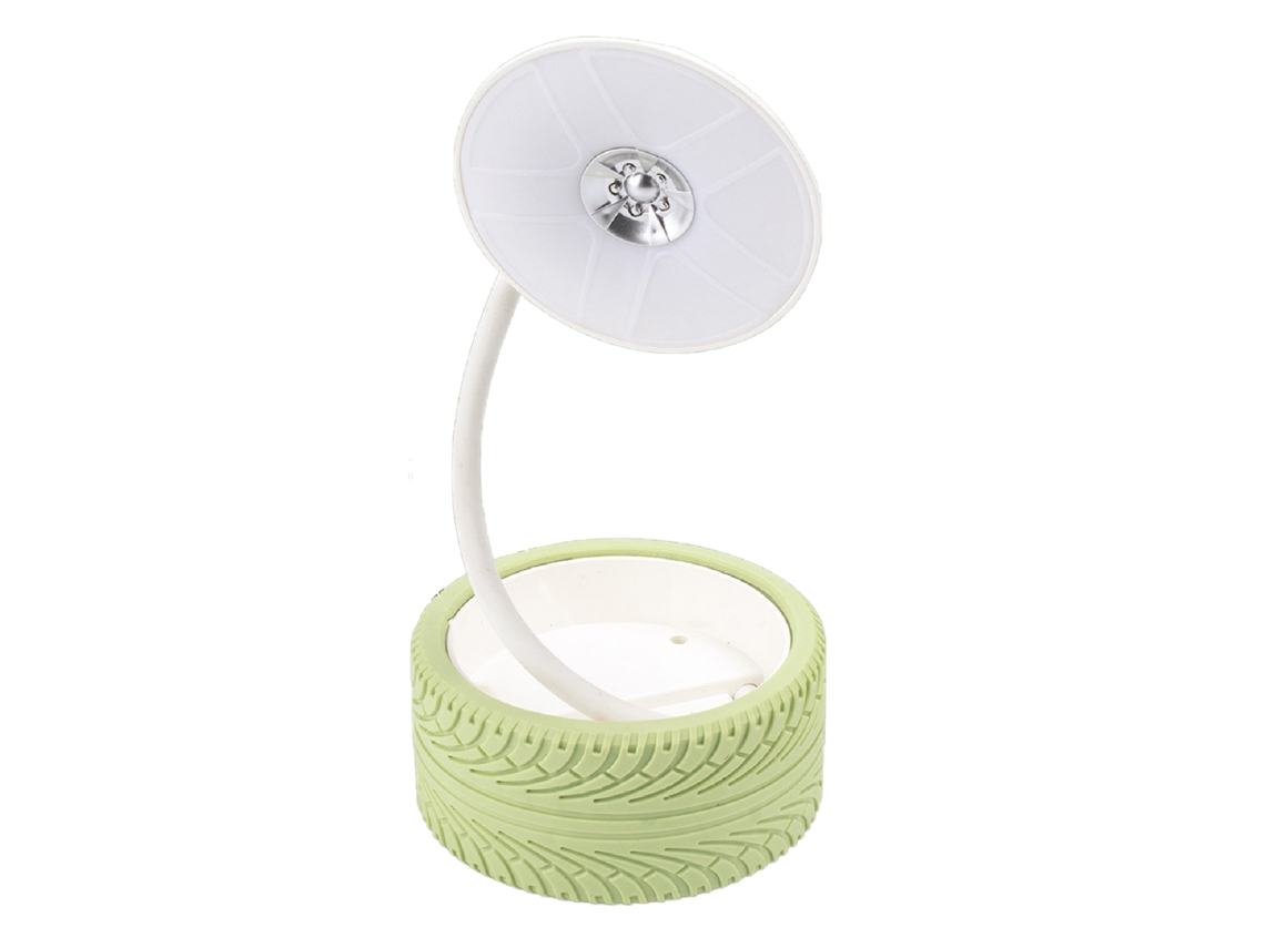 Lámpara de mesa 2026 con luz nocturna, carga USB, luz cálida y plegable para dormitorio, sala de estar y estudio (verde).