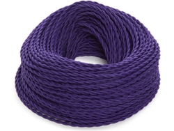 Cable Trenzado 2x0,75 x 1M  [SKD-CT275-PURPLE] GREENICE
