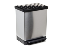 Tatay 1020100 Cubo Pedal 25 L - Trend Metalizado