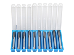 10 Brocas De Roscar Hss M10x1.5 Con Vástago Recto Para Máquinas De Acero Inoxidable.