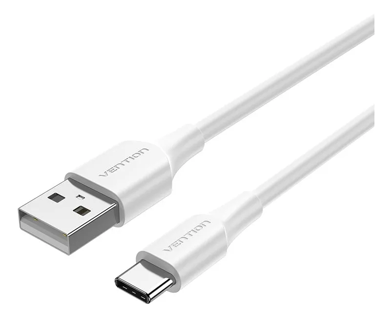 Cable USB A a C 2.0 Vention de 2 m Brancoslowmoose