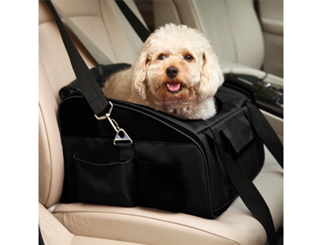 Transportín para mascotas Car Bag negro