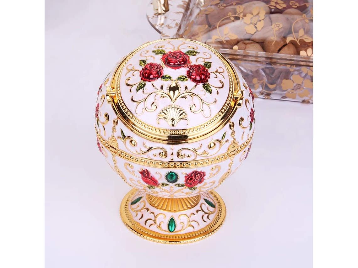 Cenicero Multifuncional Creativo Con Tapa, Estilo Europeo, Para Salón (dorado, Blanco, Rojo, Rosa).