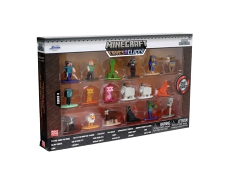 Set Nanofiguras Minecraft Caves&Cliffs 4 Cm W8 SIMBA