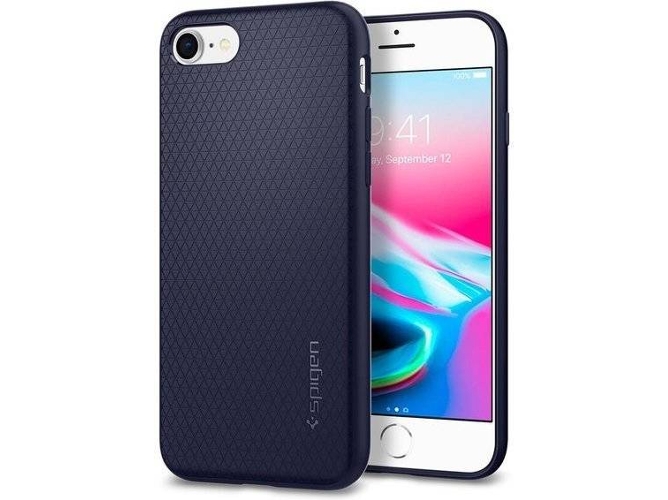 Funda iPhone 7 SPIGEN Liquid Air Azul