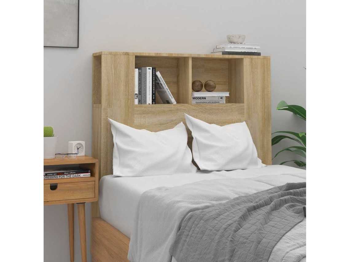 Mueble Cabecero Color Roble Sonoma 100x18,5x104,5 Cm