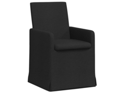 Sillas de comedor 2 piezas Negro 57 x 67 x 95 cm Tela MAISON EXCLUSIVE