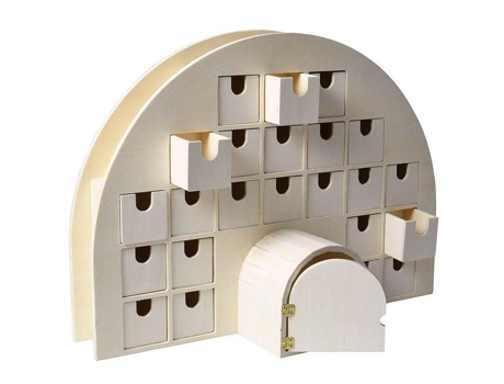 Calendario de Adviento Iglú 44 x 32 cm