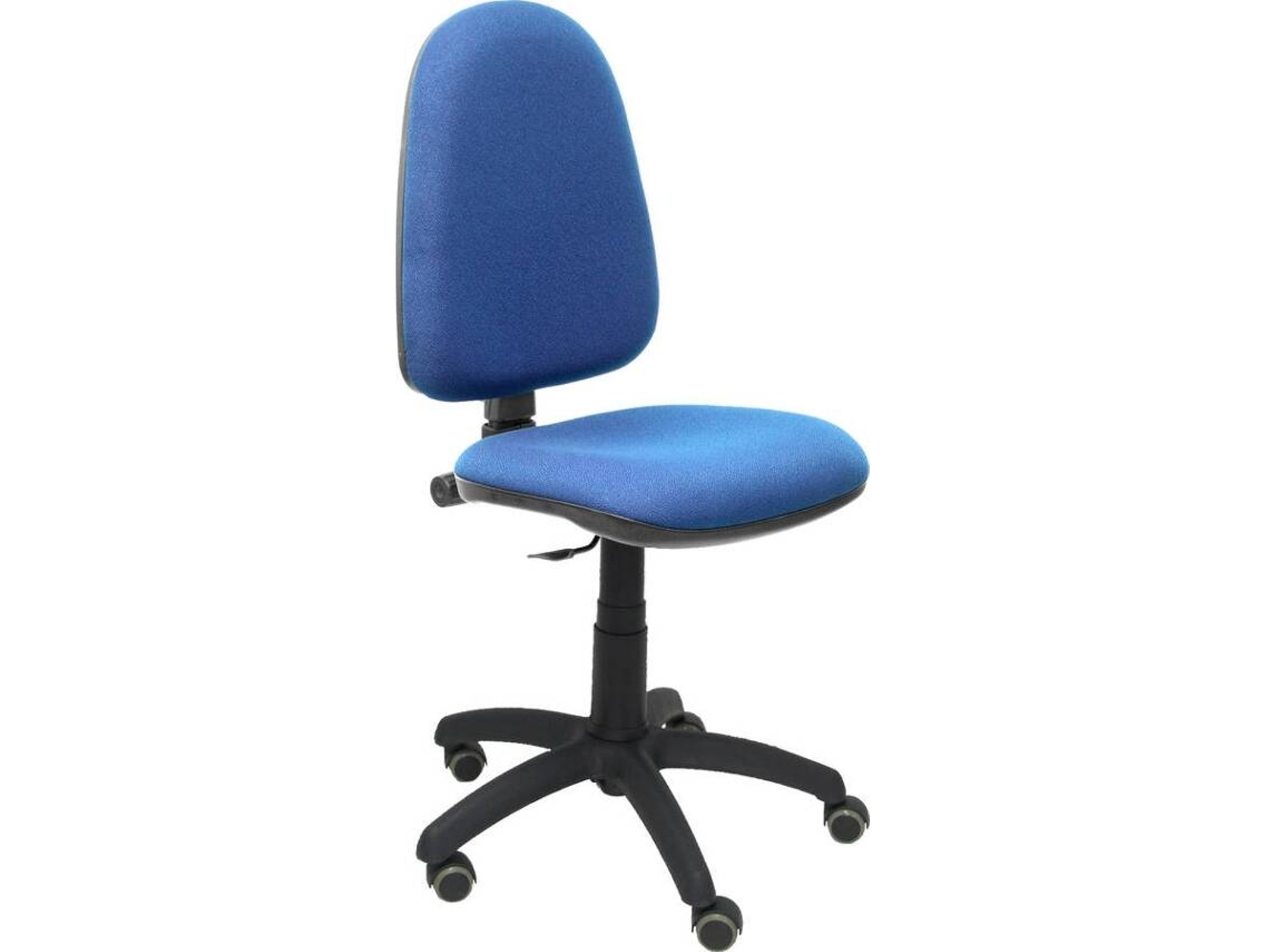 Silla de Escritorio Operativa PYC Ayna Azul Mar RP con ruedas de parqué (Sin Brazos - Tejido)