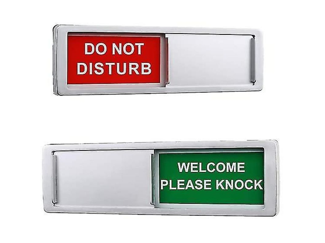 Letrero Indicador De Puerta Corrediza Abierta/cerrada Con Imán Y Adhesivo Para Tienda, Oficina, Baño, Restaurante (negro)