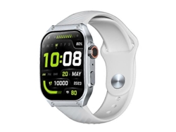 Reloj inteligente S8 con pantalla curva de 1,96", Bluetooth, llamadas telefónicas y asistente de voz con IA, ideal para adultos y bicicletas eléctricas.
