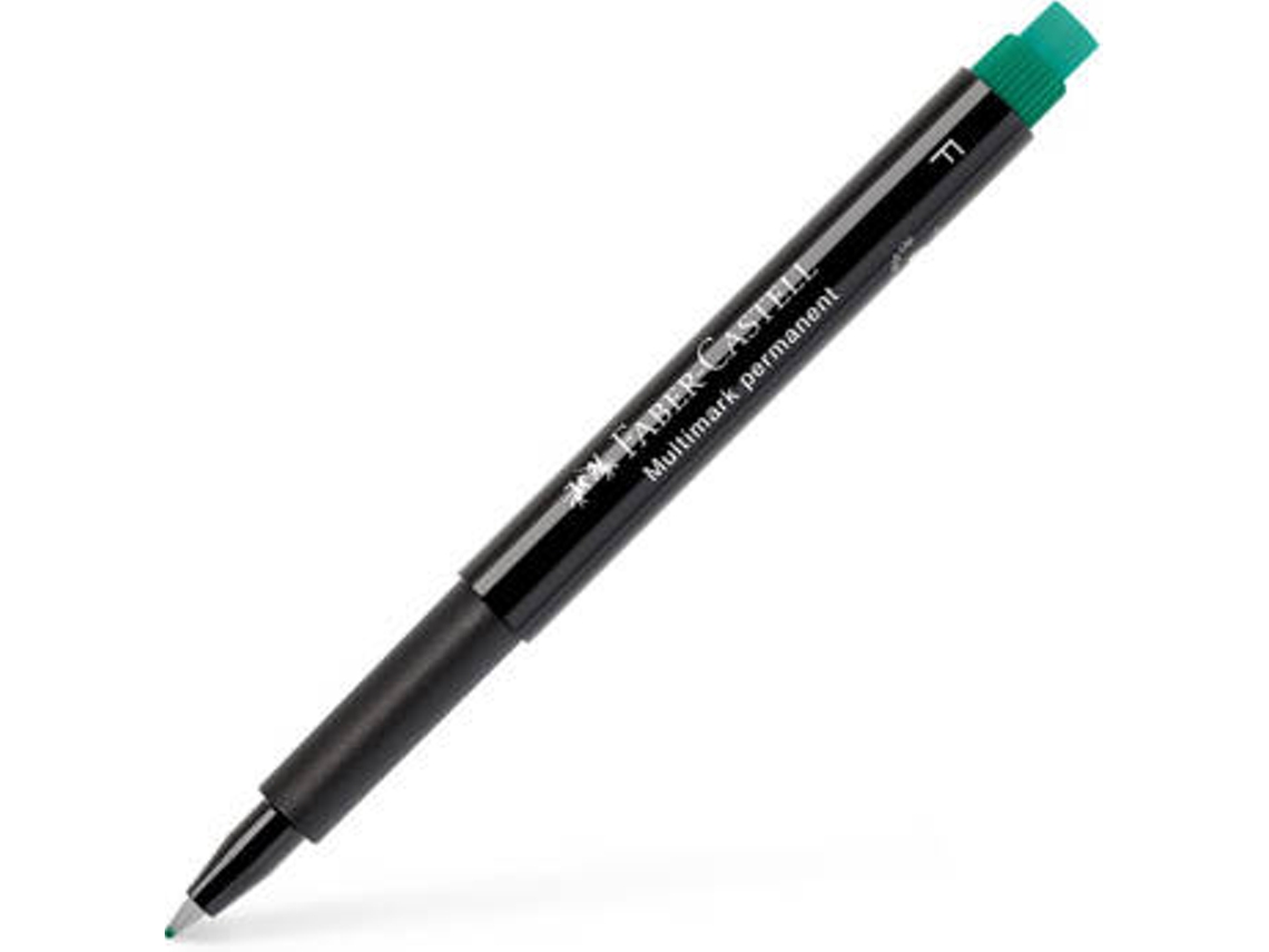 Marcador FABER-CASTELL Fino (Verde - 0.7 mm)
