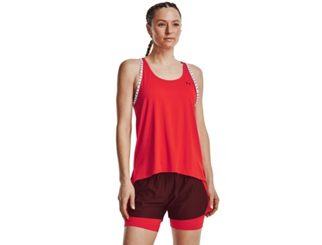 Camiseta UNDER ARMOUR Têxtil Hombre (S - Rojo)