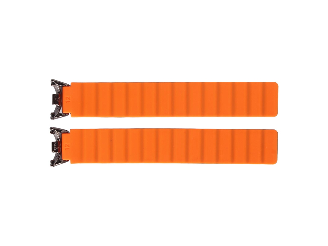 Correa De Silicona Ligera Para Xiaomi Mi Band 8/8 Nfc, Correa Deportiva Negra Y Naranja.