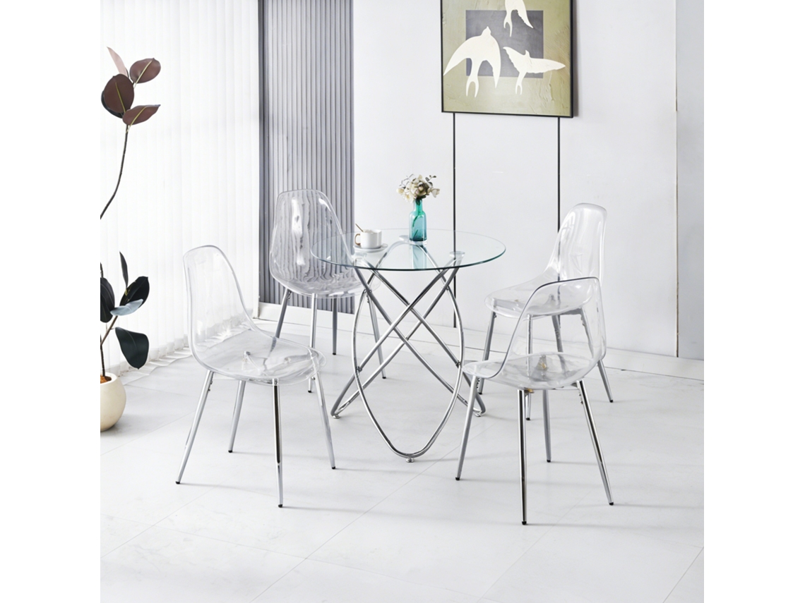 Juego De Comedor Con Mesa Para 1+4 Personas Y 4 Sillas.