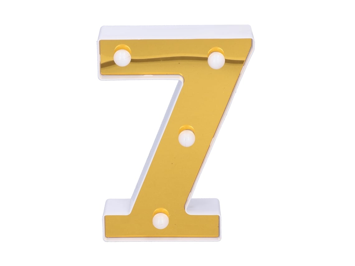 Bj-lâmpada Led Número 7 Sinal De Luz Decorativo Para Aniversário De Casamento Festa Dia Festivo Branco Quente