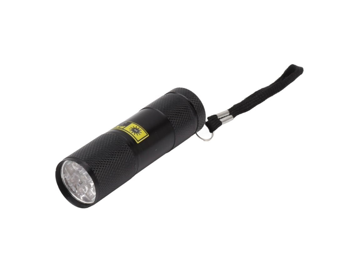 Linterna UV compacta Bj con 9 LED rojos de luz de 395 nm para detectar orina de mascotas, como perros y gatos, así como para ayudar en el curado de resina en casos de manchas secas.