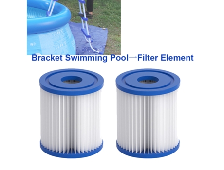 Reemplazo de cartucho de filtro de piscina inflable para Bestway Vi, filtro de fácil instalación para limpieza de piscinas de tubos, 8*10,5 Cm