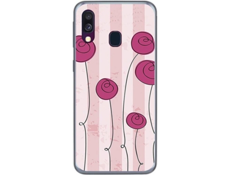 Carcasa Samsung Galaxy A40 TUMUNDOSMARTPHONE Flores Vintage Multicolor